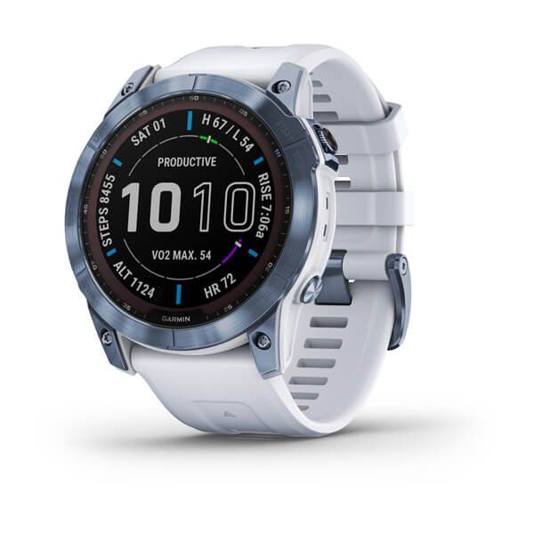 Garmin Ur F Nix X Sapphire Solar Mm Mineralbl Dlc Titanium Med