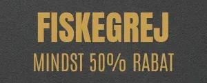 Fiskegrej - Mindst 50% Rabat