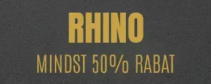 Rhino - Mindst 50% Rabat