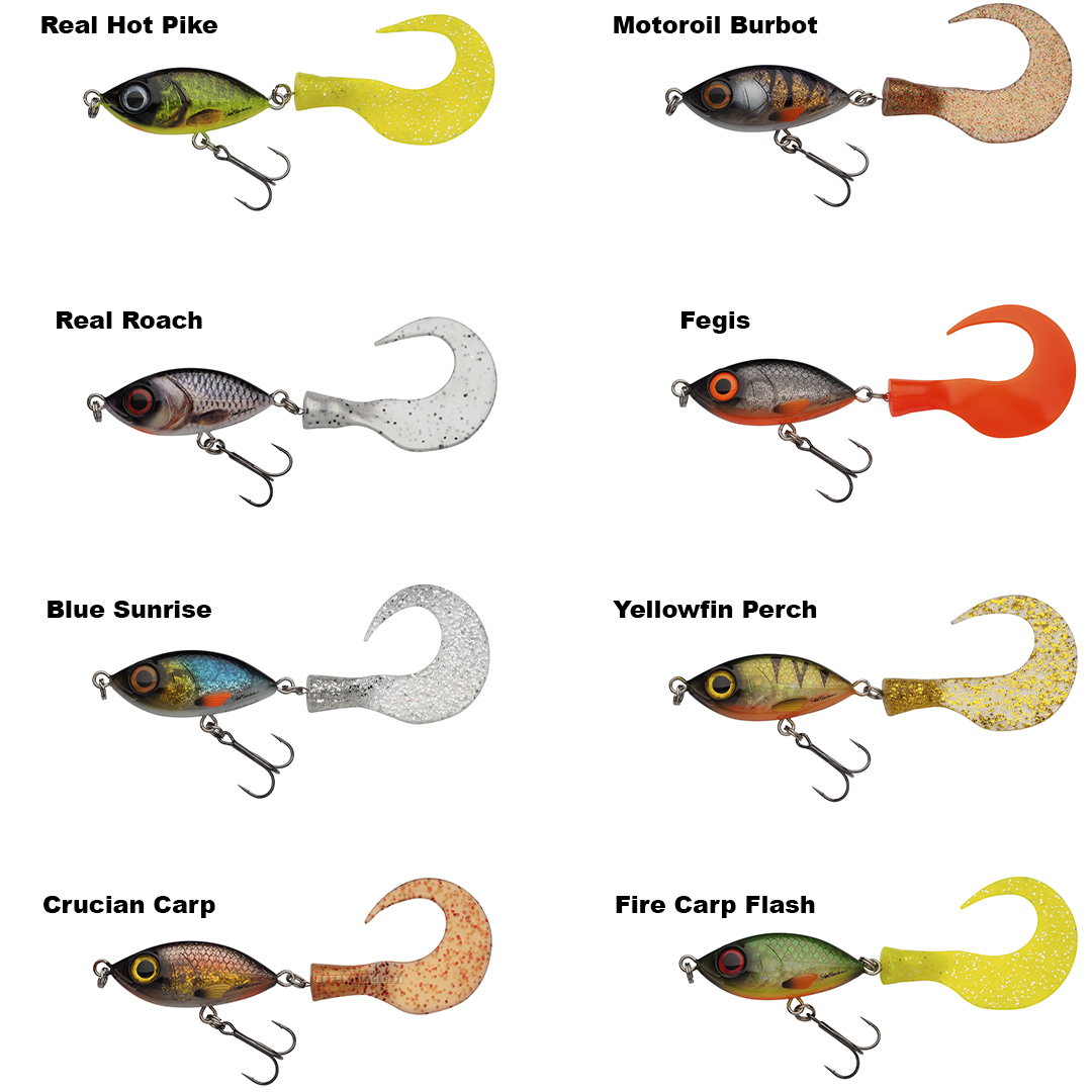 ABU Garcia Svartzonker McMio 140 Real Hot Pike - Hybrid agn