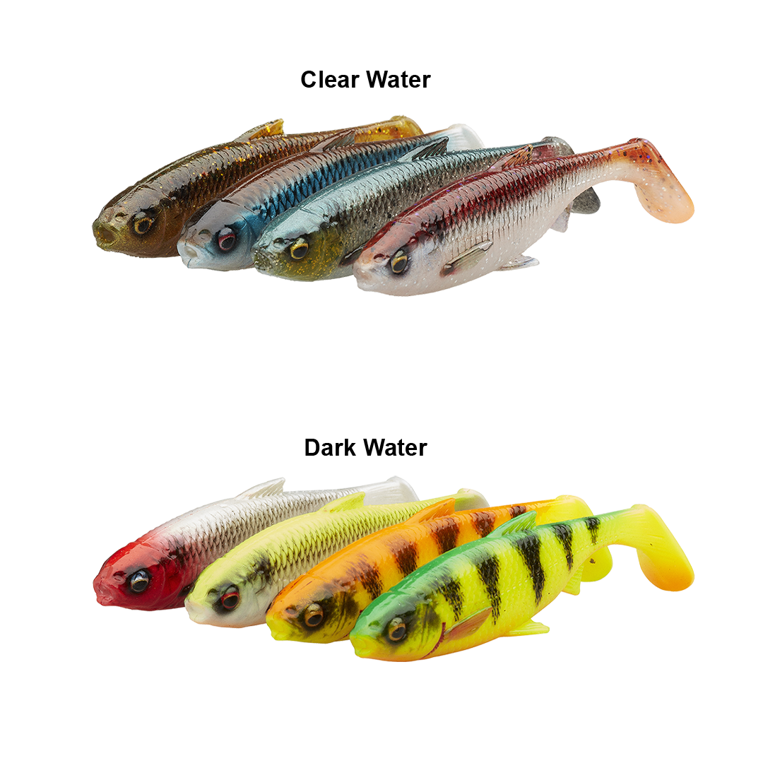 Savage Gear 3D River Roach Mix 8cm 5gram Clear Water - Aborre