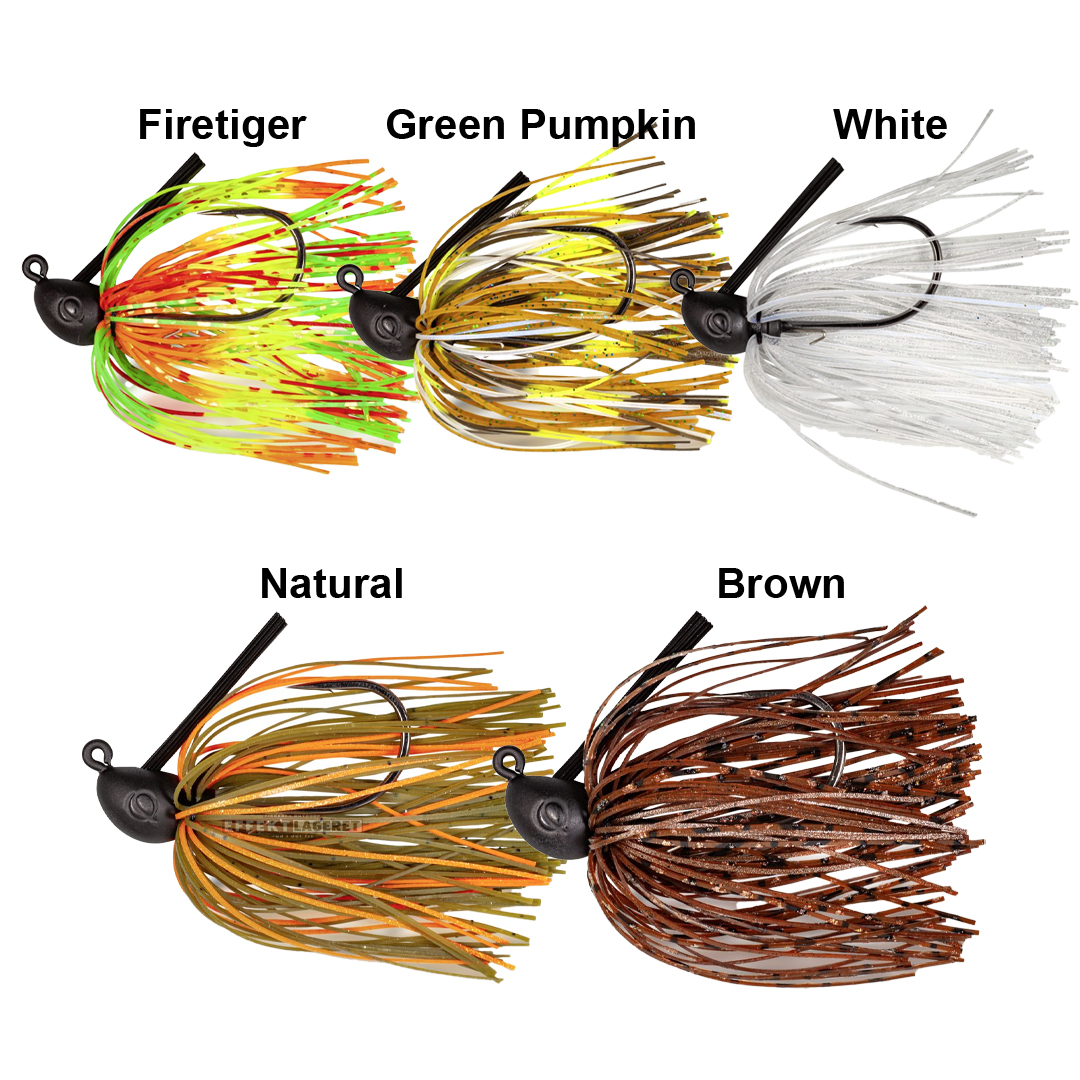 Quantum 4street Rubber Jig 14gram White - Spinner