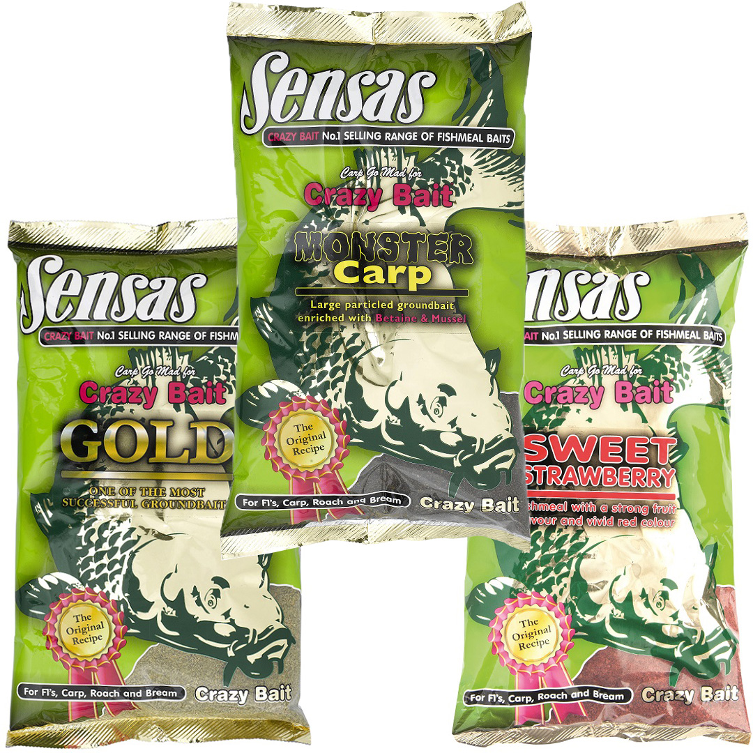 Sensas Crazy Bait Deluxe 1kg. Monster Carp - Forfoder