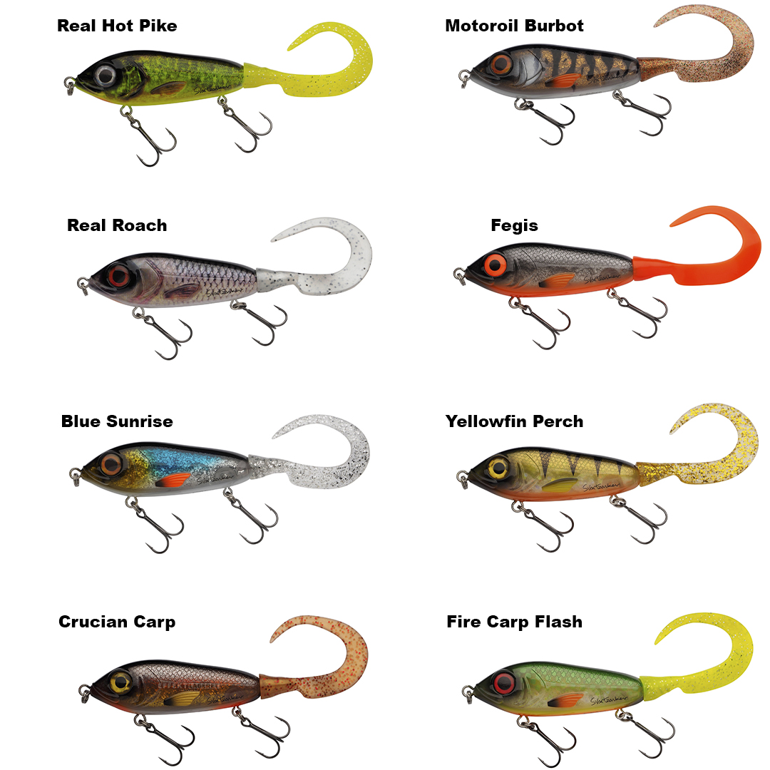 ABU Garcia Svartzonker McMy Tail 170mm 50gram Real Hot Pike - Hybrid agn