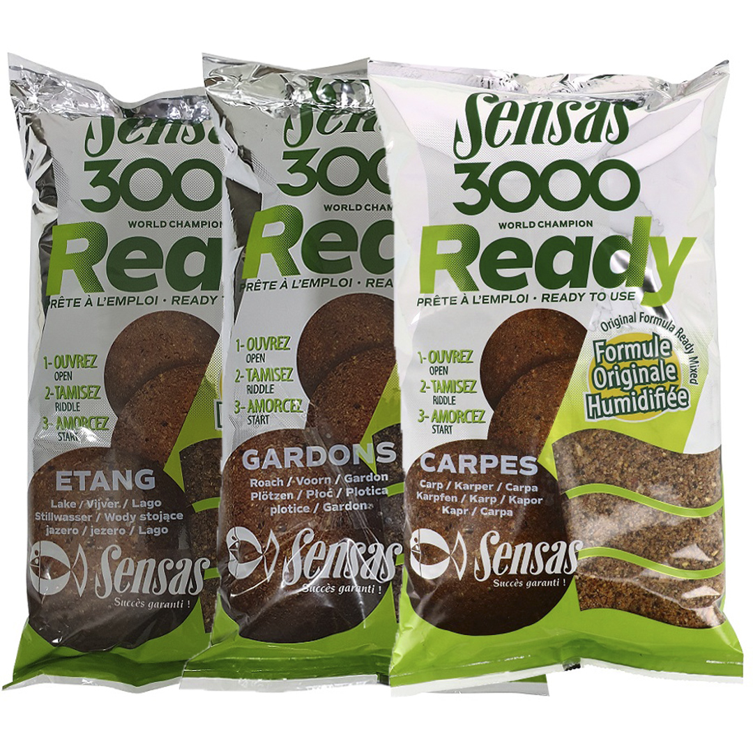 Sensas 3000 Ready 1,25kg Carpes/Carp - Forfoder