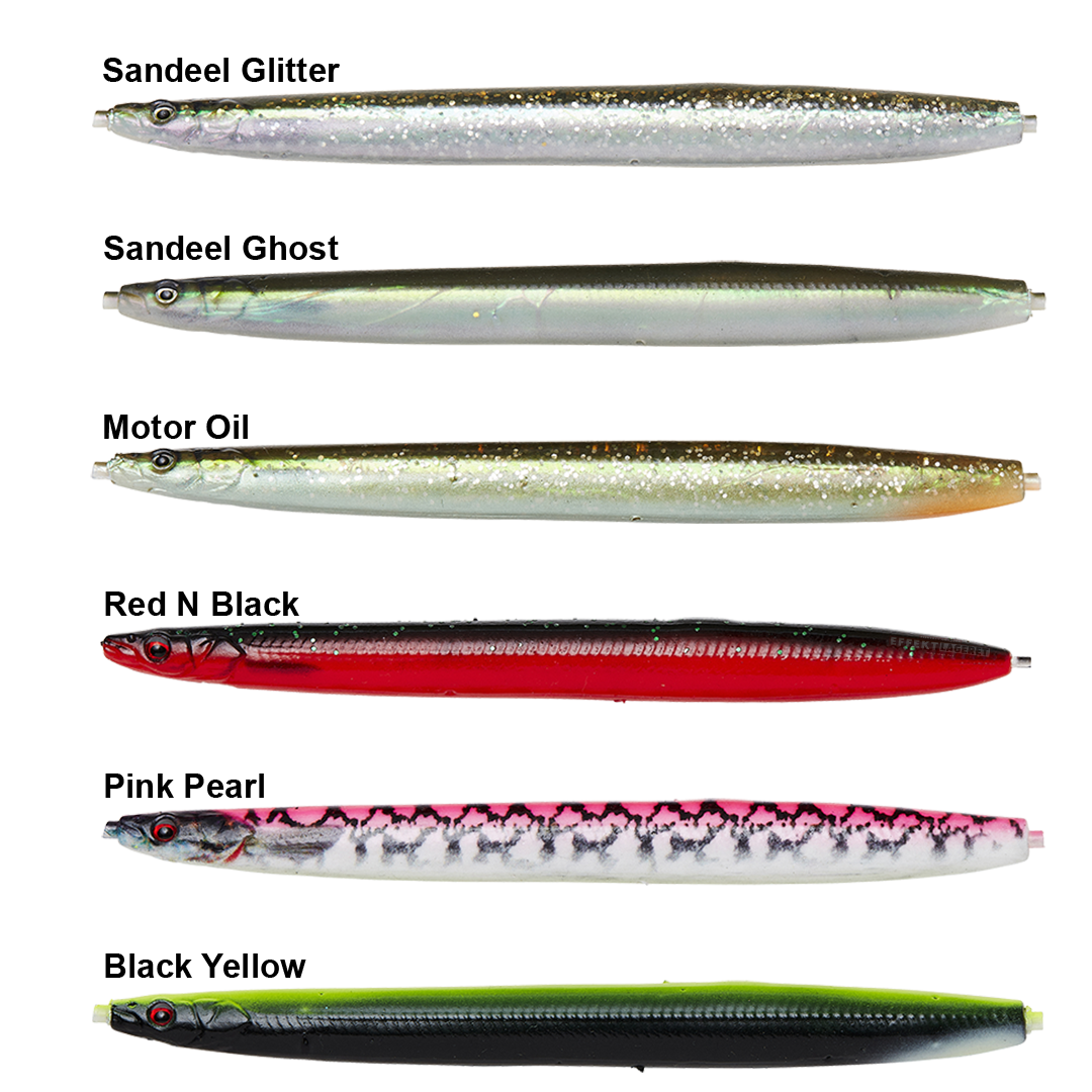 Savage Gear 3D Soft Line Thru Sandeel Sandeel Ghost - Gennemløber