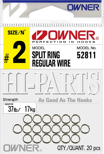Owner Split ring Regular Wire #4 (18stk.) - Blinklåse/Svirvel