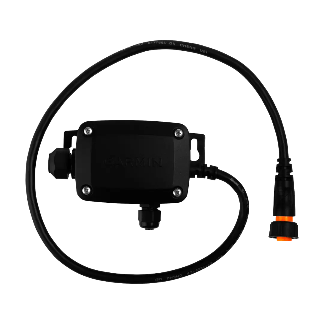 Garmin Ledningsblokadapter til tilslutning af transducer med uisoleret ledning til 12-benet ekkolod - Kabler