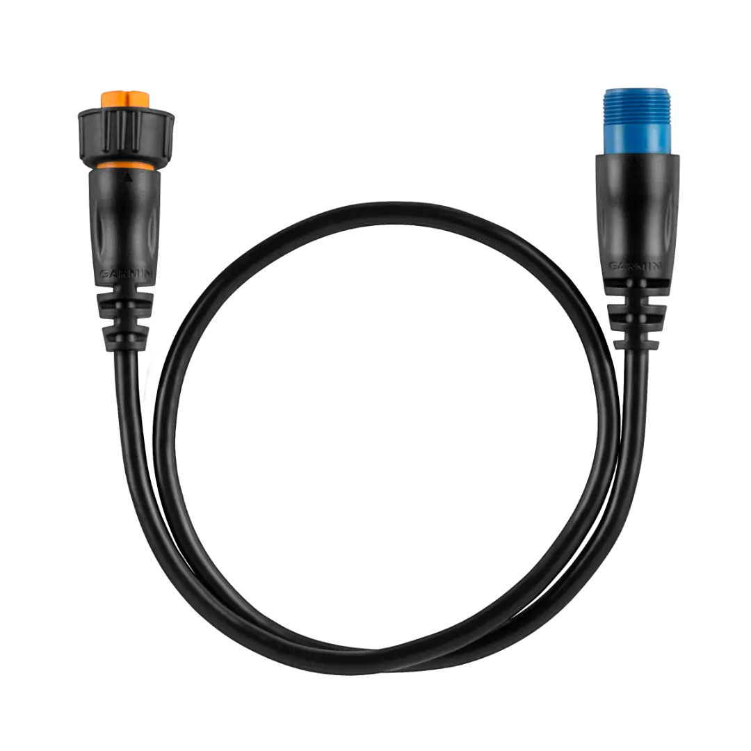 Garmin 8-pin Transducer to 12-pin Sounder Adapter Cable with XID - Kabler