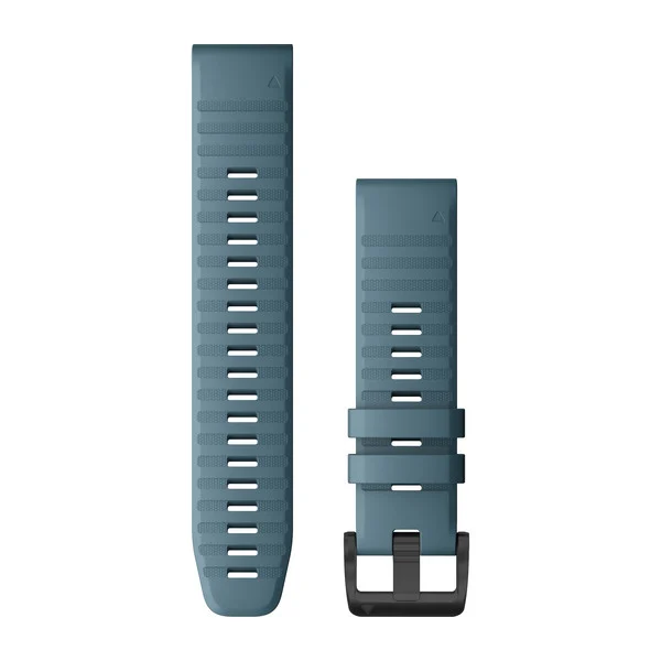 Garmin QuickFit 26 remme til Tactix, Quatix 7X & Fenix X/Pro - silikone Lakeside Blue (blå) silikone - Tilbehør