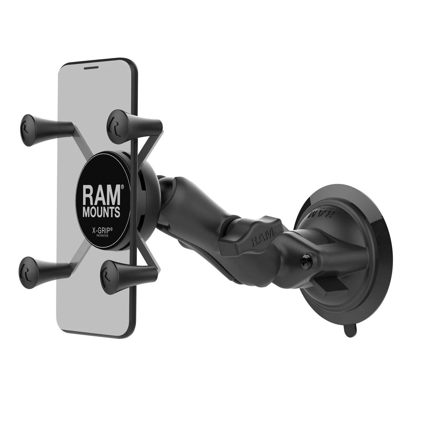 RAM Mounts - RAM X-Grip Telefonholder Med RAM Twist-Lock Sugekop B-Kugle - Diverse til båd