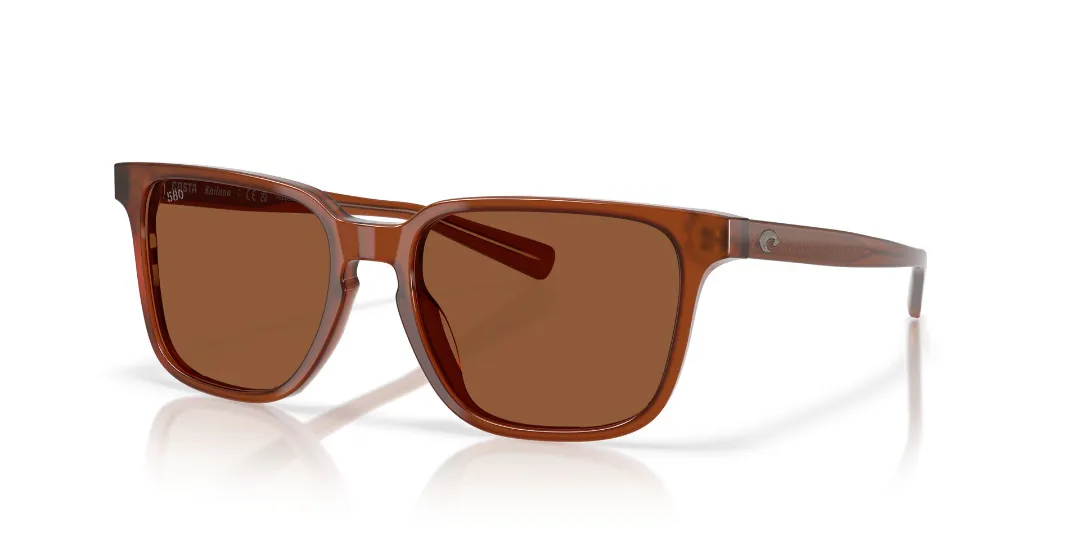 Costa Del Mar Kailano Polaroid Solbriller Redsands Glas Gold Mirror - Fiskebriller