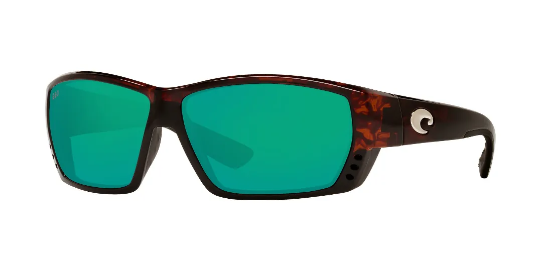 Costa Del Mar Tuna Alley Polaroid Solbriller Tortoise Glas Green Mirror - Fiskebriller