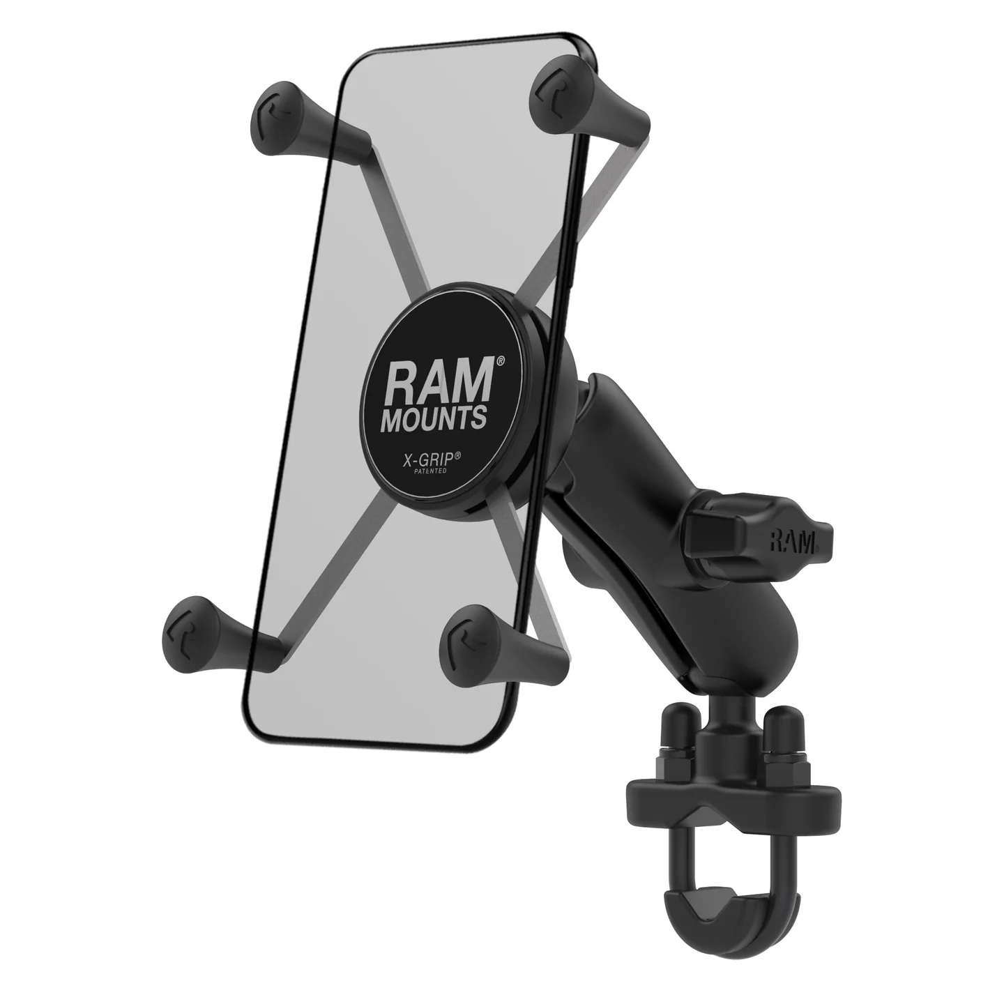 RAM Mounts - RAM X-Grip Telefonholder Til Handlebar B-Kugle - Diverse til båd