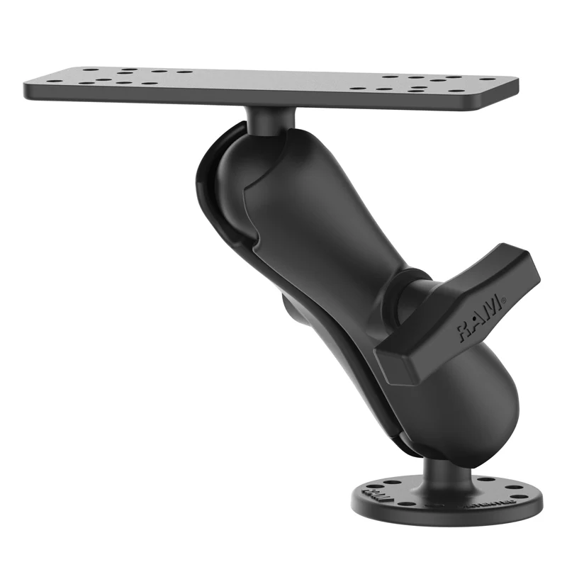 RAM Mounts - RAM Komplet Monteringsbeslag 14cm C-Kugle - Transducerpole og ekkolodsbeslag