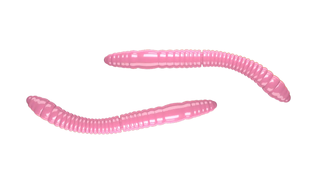 Libra Lures Fatty D Worm Tournament 55 Cheese Bubble Gum - Put & Take