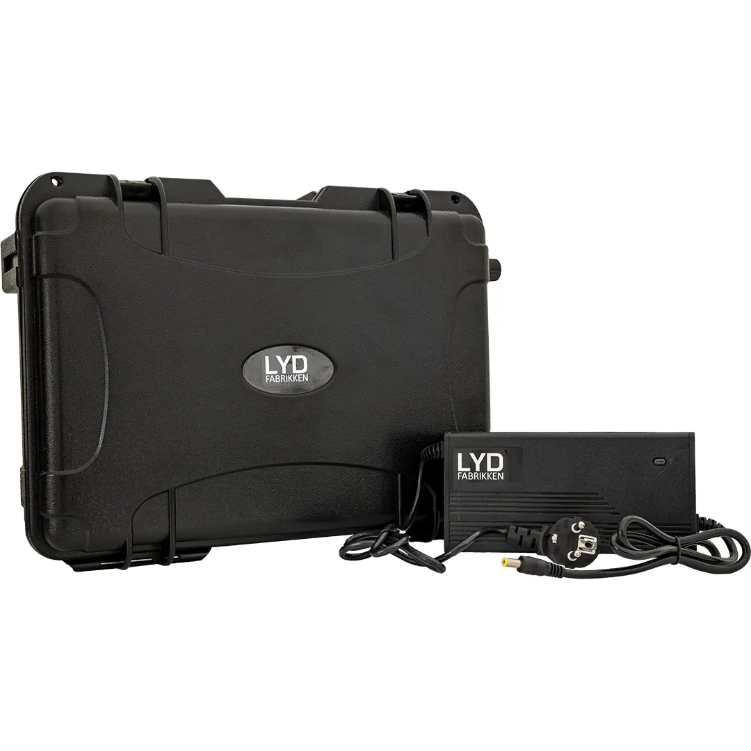 100AH 12V Lithium Batteri I Kuffert - Powerbanks og batterier