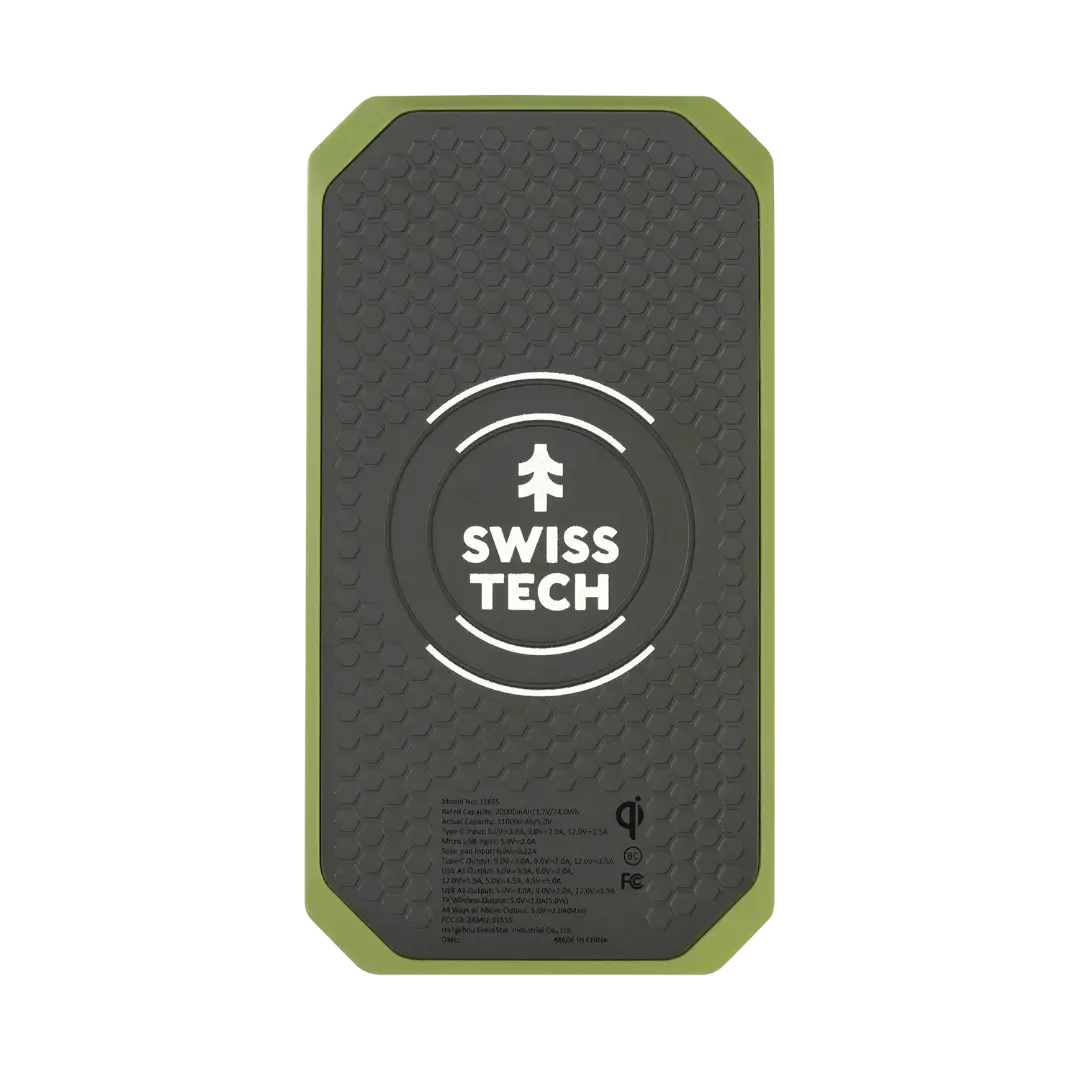 SwissTech Leistung 20000mAh Powerbank - Powerbanks og batterier