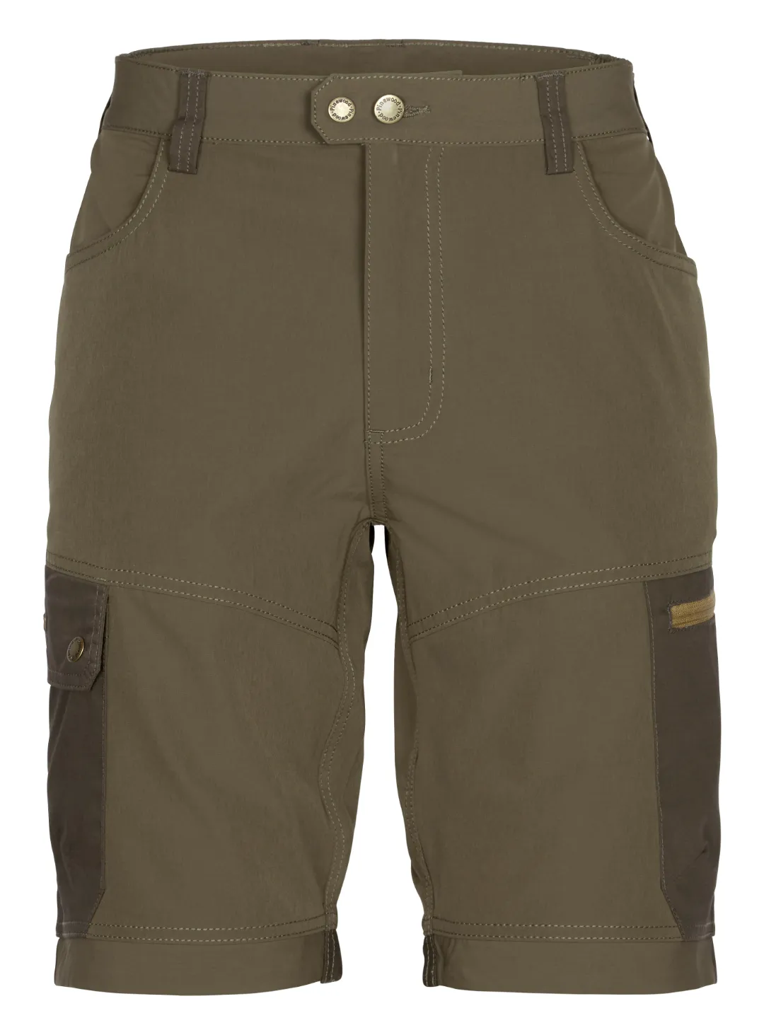 Pinewood Finnveden Trail Hybrid Shorts Men's kun str C48 og C60 EarthBrown/D.Olive C60 - Shorts
