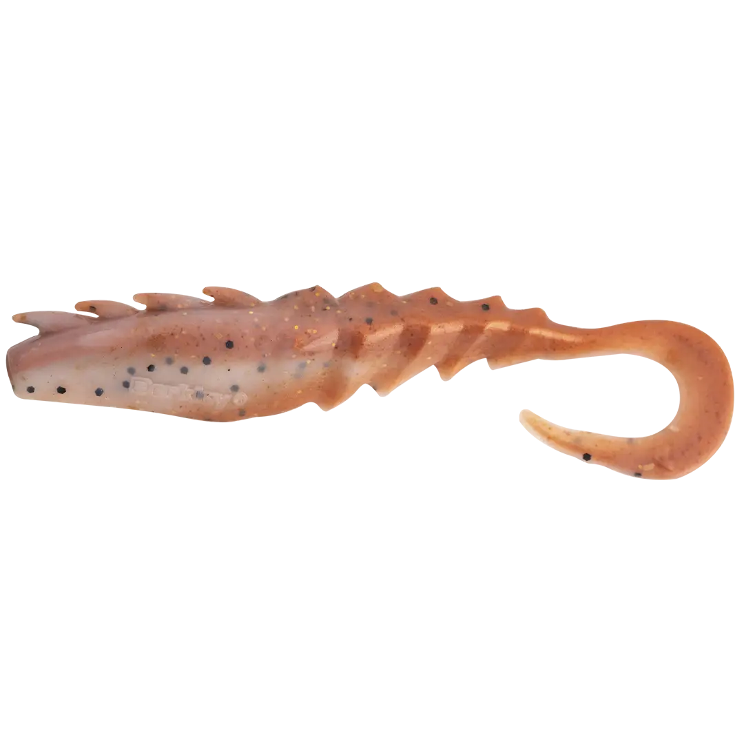 Berkley Gulp Nemesis Prawn Curl Tail 10cm New Penny - Gulp Alive!