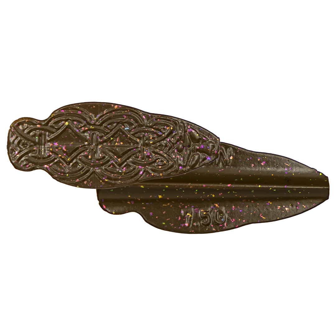 Odin-Lures Odin Gennemløber 2,5 Gram Foderpillen - Brun - Håndmalet/lavet i Danmark