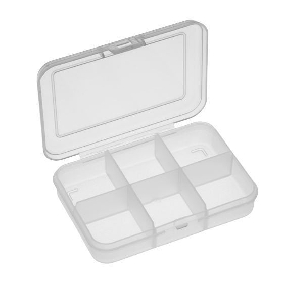 Panaro Plastica - Panaro box med 6 rum - Æsker