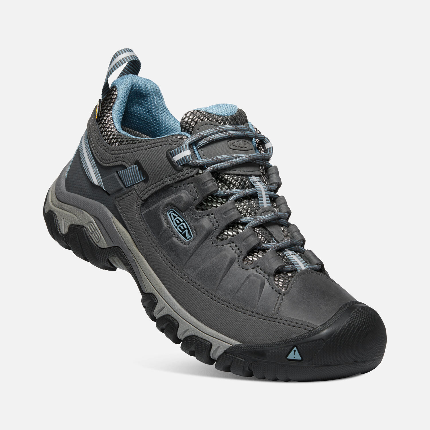 Keen Women's Targhee III Waterproof Hiking Shoes kun str. 36 Magnet/Atlantic Blue (grå/blå) 36 - Trekkingsko