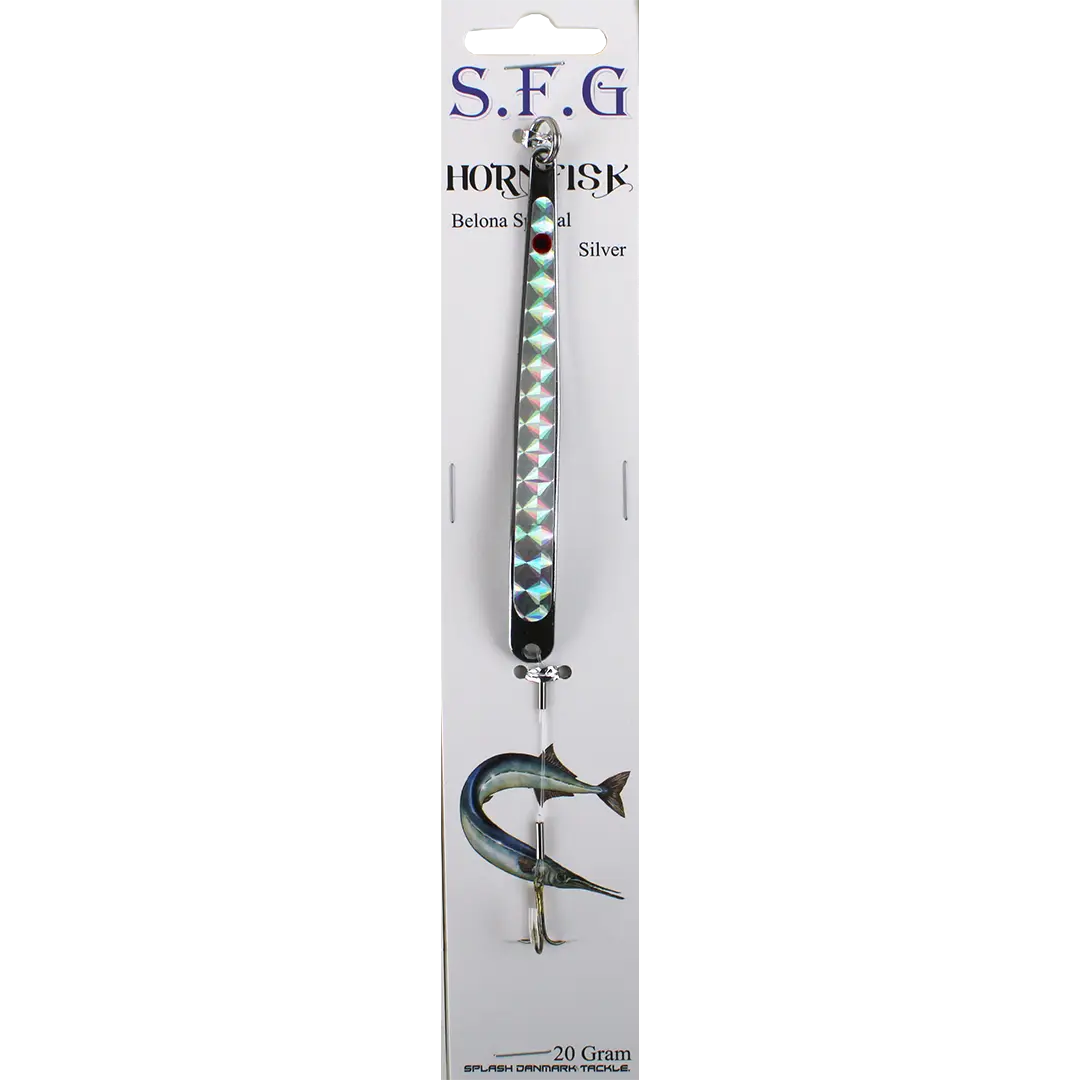 SFG Hornfiske Blink Sølv 20 Gram Krog - Blink