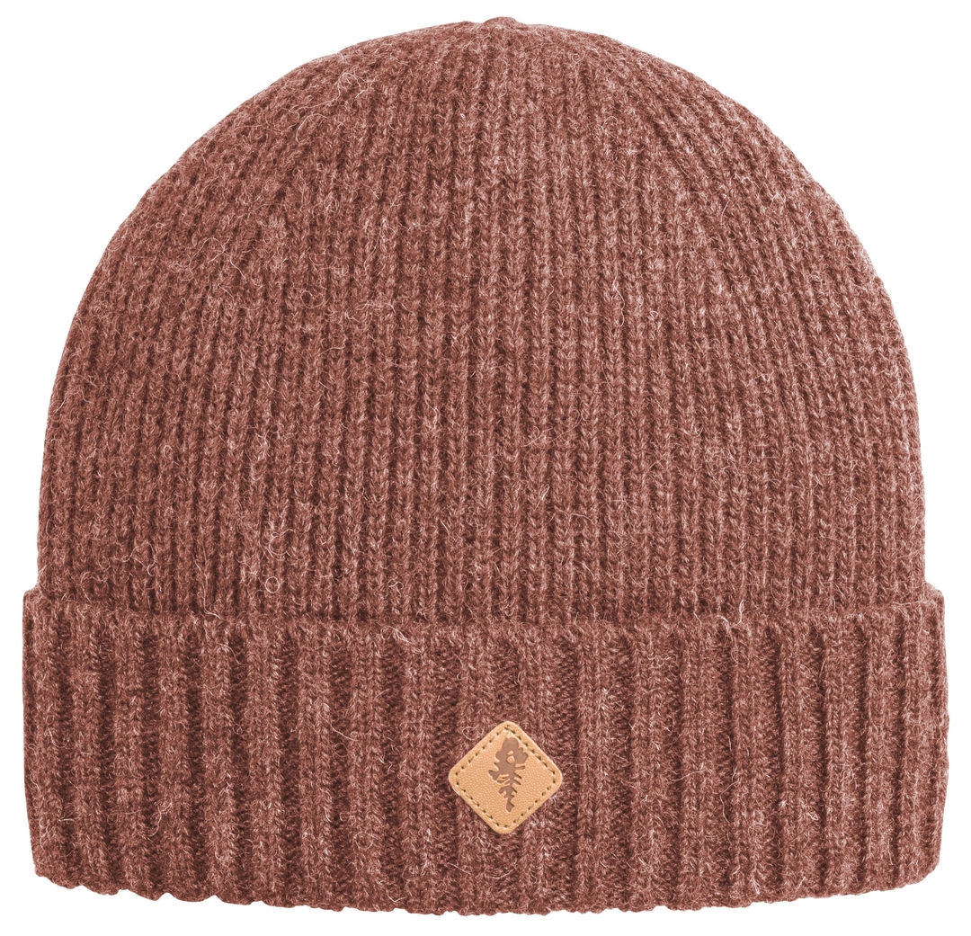 Pinewood Hue Strikket Uld Rusty Pink Melange (rød) - Huer