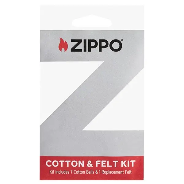 Zippo Cotton Felt Replacement Kit - Ildstål, lightere, tændstikker, etc.