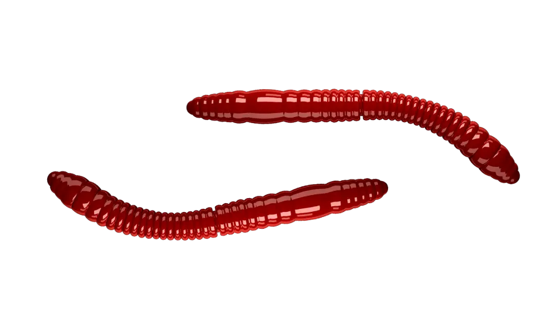 Libra Lures Fatty D Worm Tournament 55 Cheese Red - Put & Take