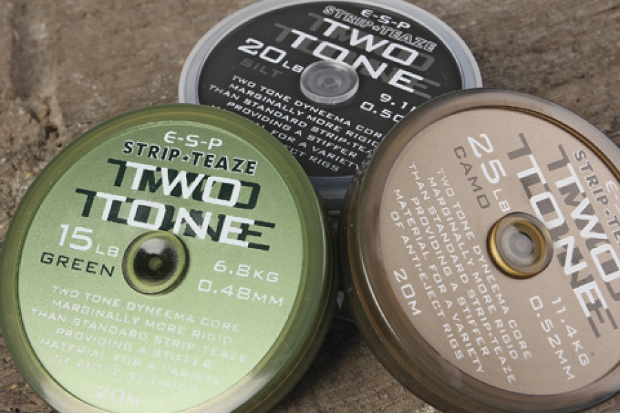 ESP Two Tone Hooklink Camo Brown 15LB - Line/forfangsline