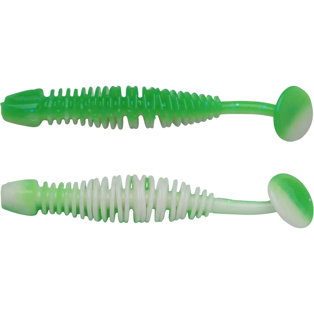 Berkley Powerbait Power Leech 6cm Spring Green/White - Put & Take