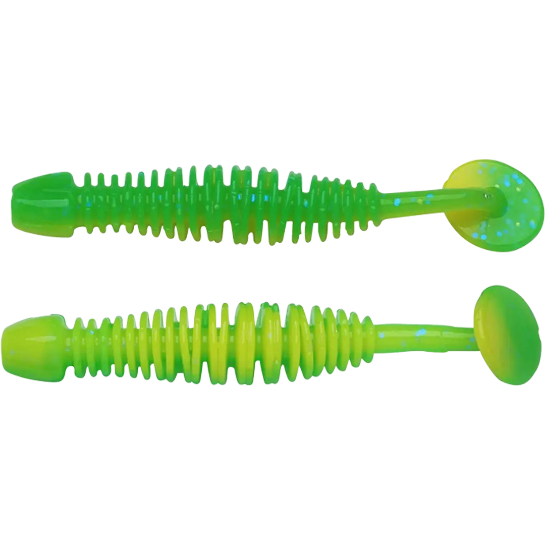 Berkley Powerbait Power Leech 5cm Spring Green/Sunshine Yellow - Put & Take