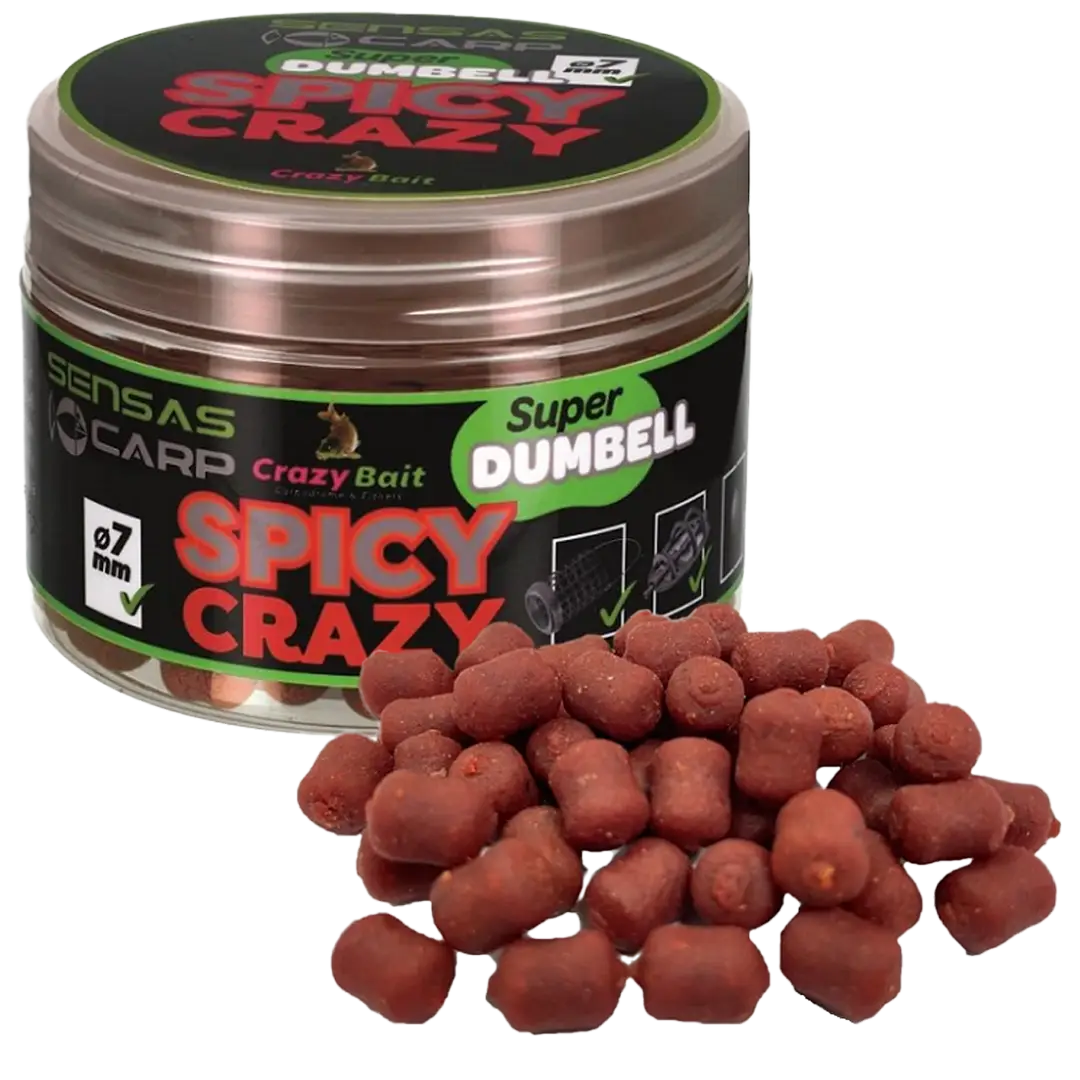 Sensas Crazy Super Dumbell 80g 7mm Spicy Crazy - Boilie