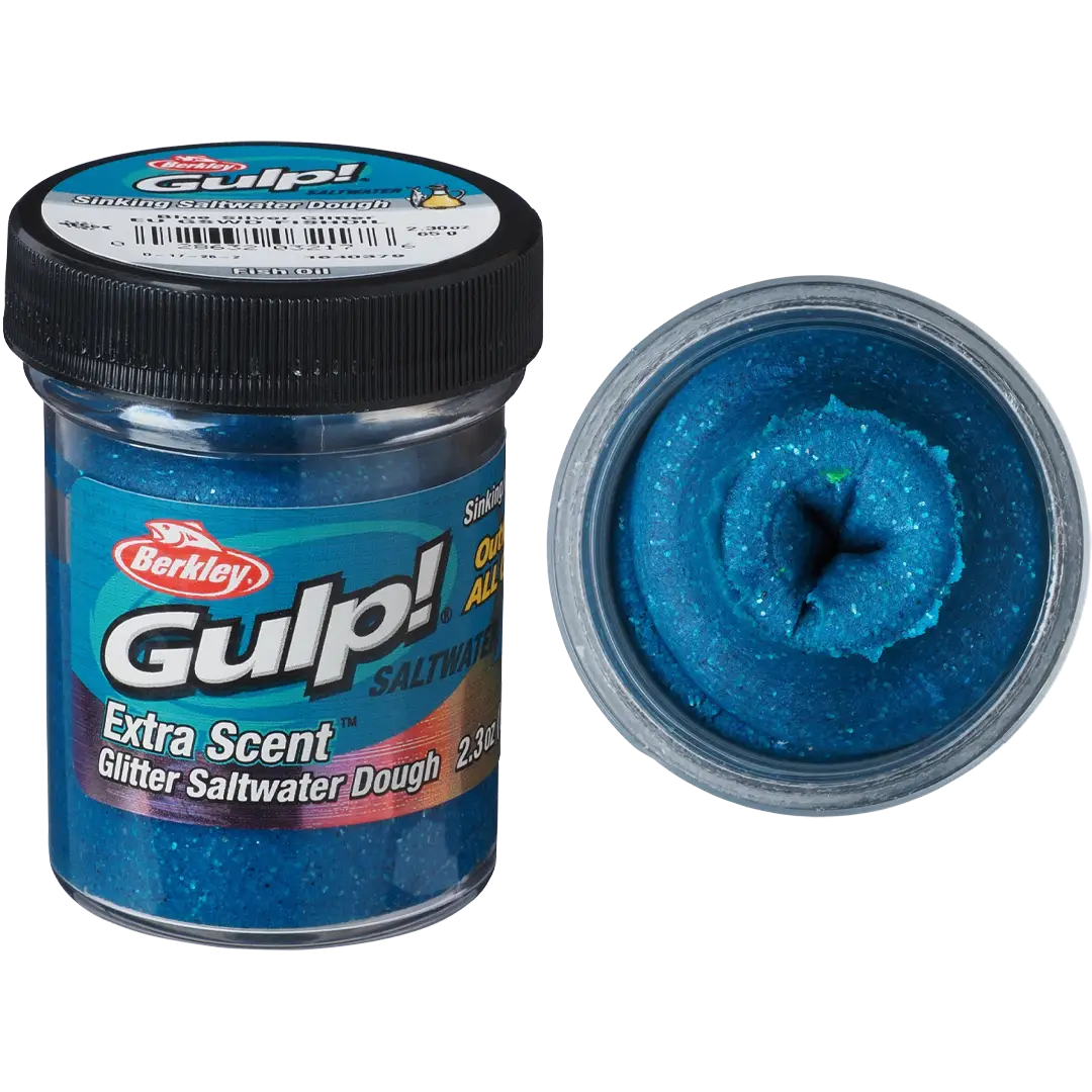 Berkley Gulp Dough Fishoil Blue Silver Glitter - Bait