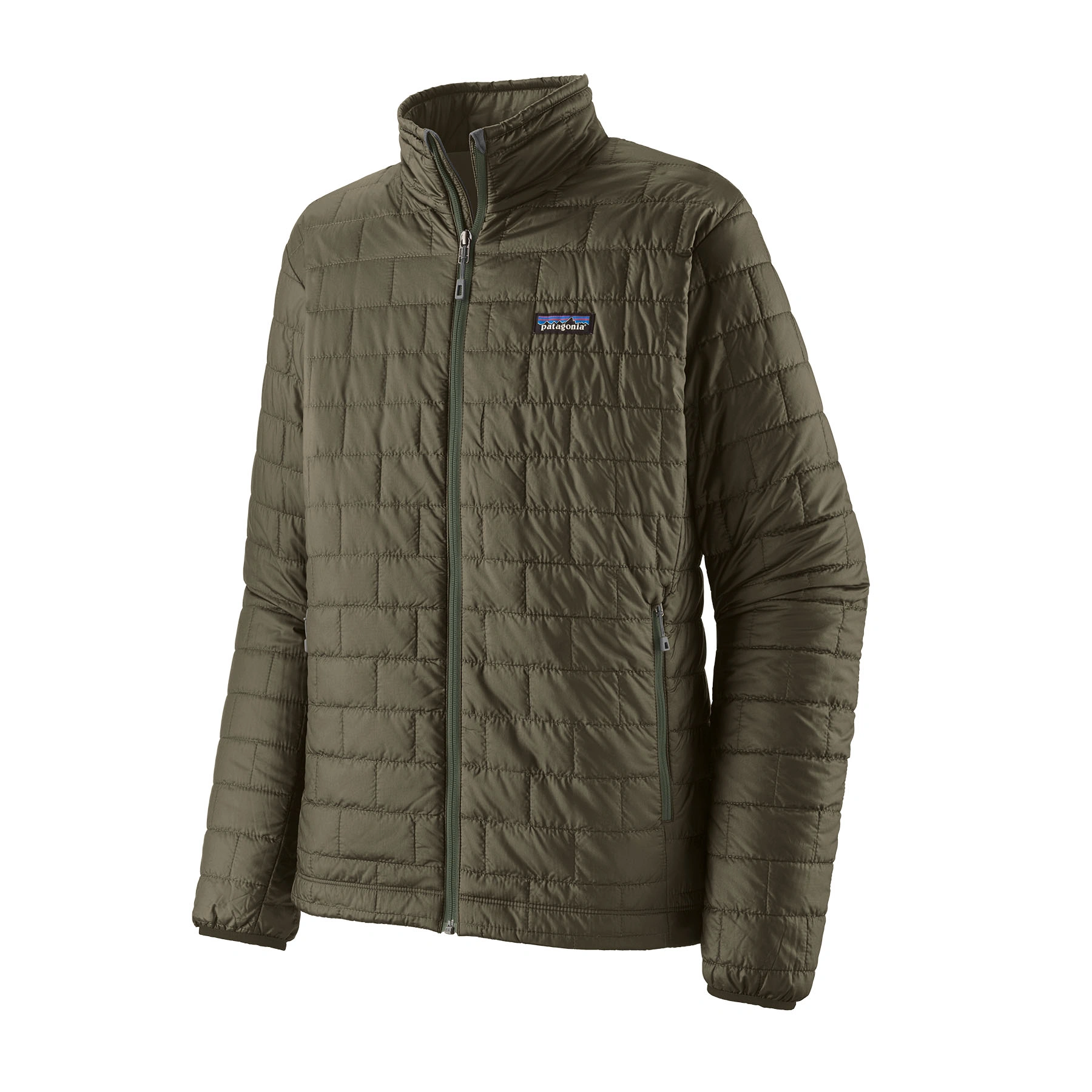 Patagonia Men's Nano Puff Jacket (Udgået Farver) BTGN (Basin Green w/Tent Green) S - Dun & Fiber Jakker
