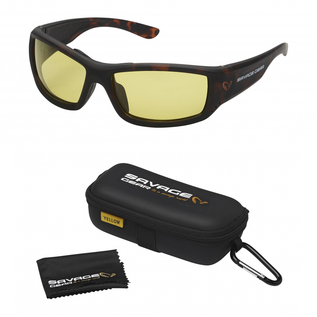 Savage Gear Savage2 Polarized Sunglasses Floating Gul - Fiskebriller