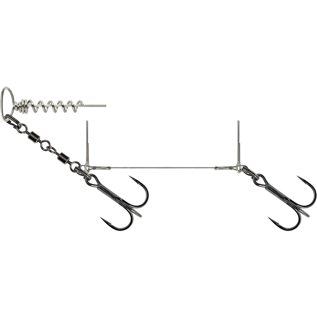 Savage Gear Spinning Stinger 11cm st. 1 - Wire-floucarbon forfang & Stingers