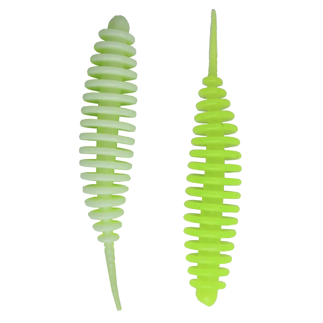 Ultimate Trout Troutworm II Chartreuse - White Neutral - Put & Take