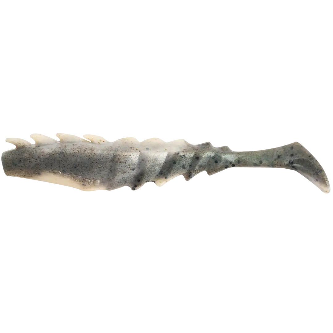 Berkley Gulp Nemesis Prawn Paddle Tail 10cm Natural Shrimp - Gulp Alive!