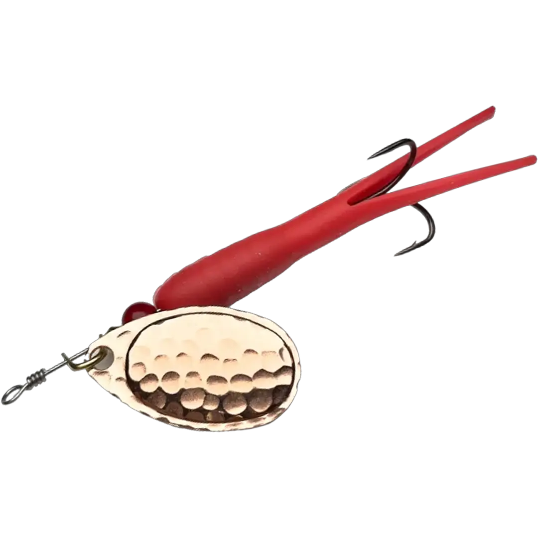 KarlK Mini Kondomspinner 8 Gram Rød Med Kobber Blad - Spinner