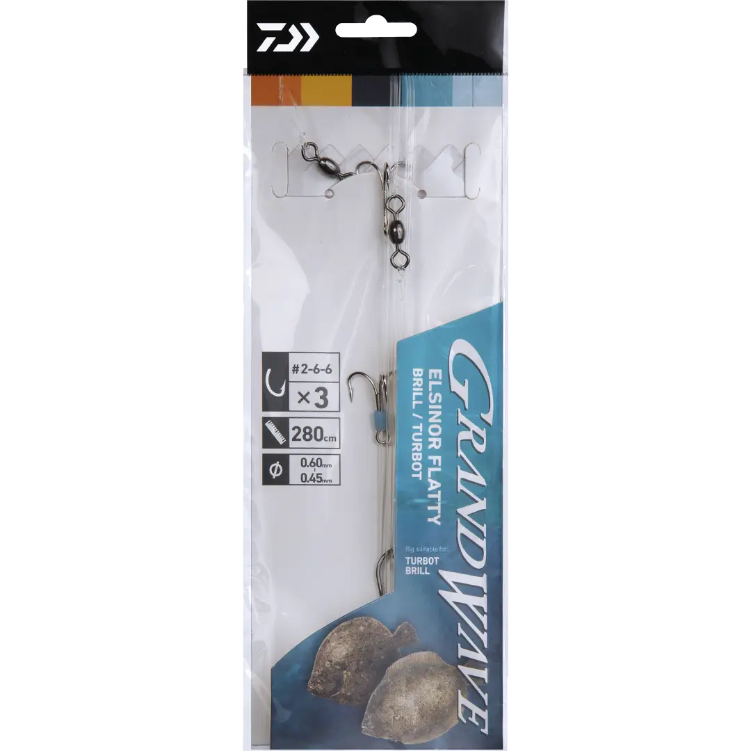 Daiwa Grandwave Elsinor Flatty Fladfiskeforfang Turbot #2 #6 #6 - Fladfiskeforfang
