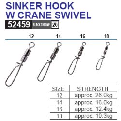 Owner Sinker Hook Crane Swivel