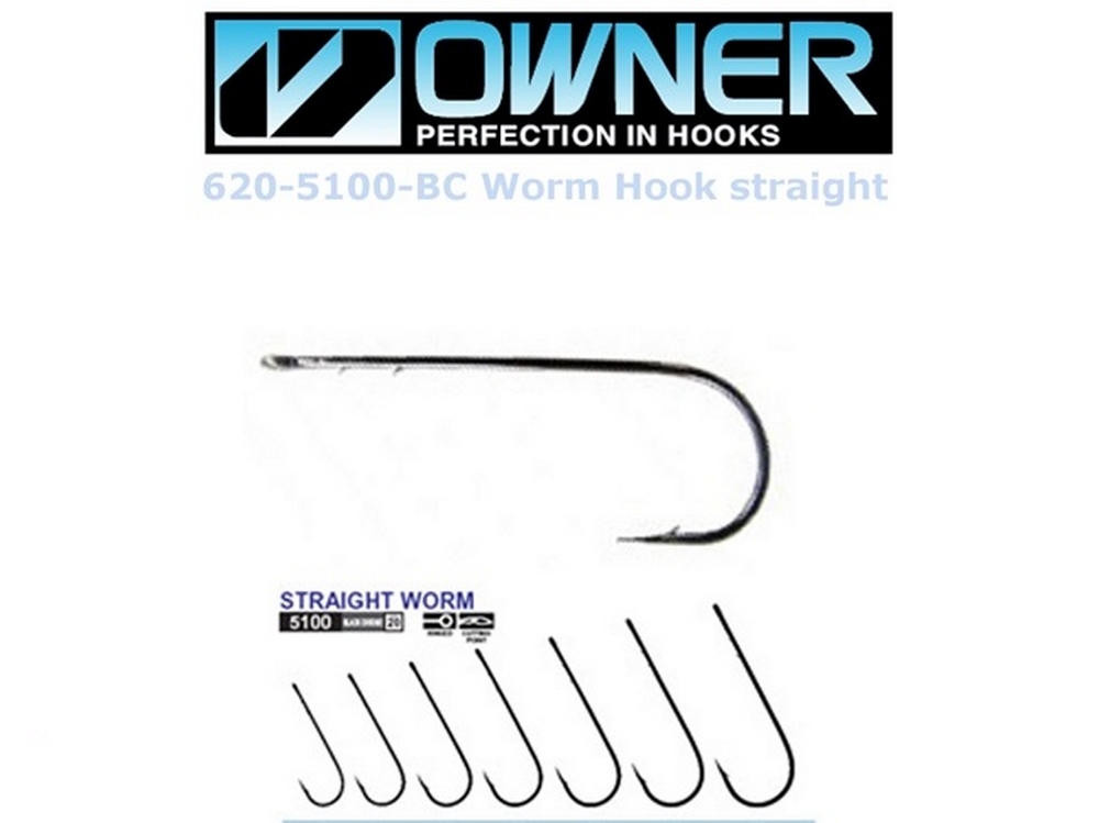 Owner BC worm straight 1 (6stk) - Kroge mv.