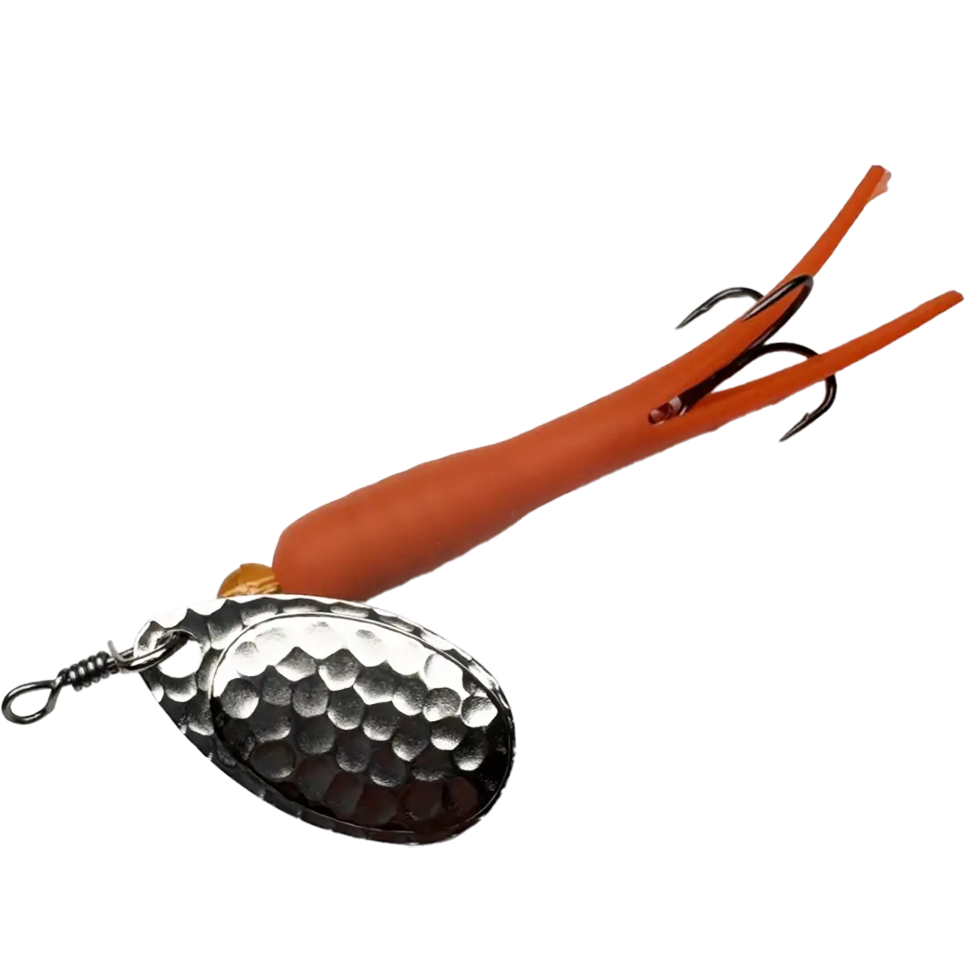 KarlK Mini Kondomspinner 12 Gram Orange Med Sølv Blad - Spinner