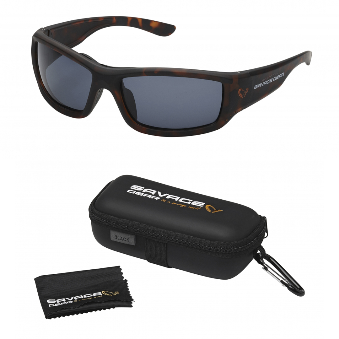 Savage Gear Savage2 Polarized Sunglasses Floating Sort - Fiskebriller