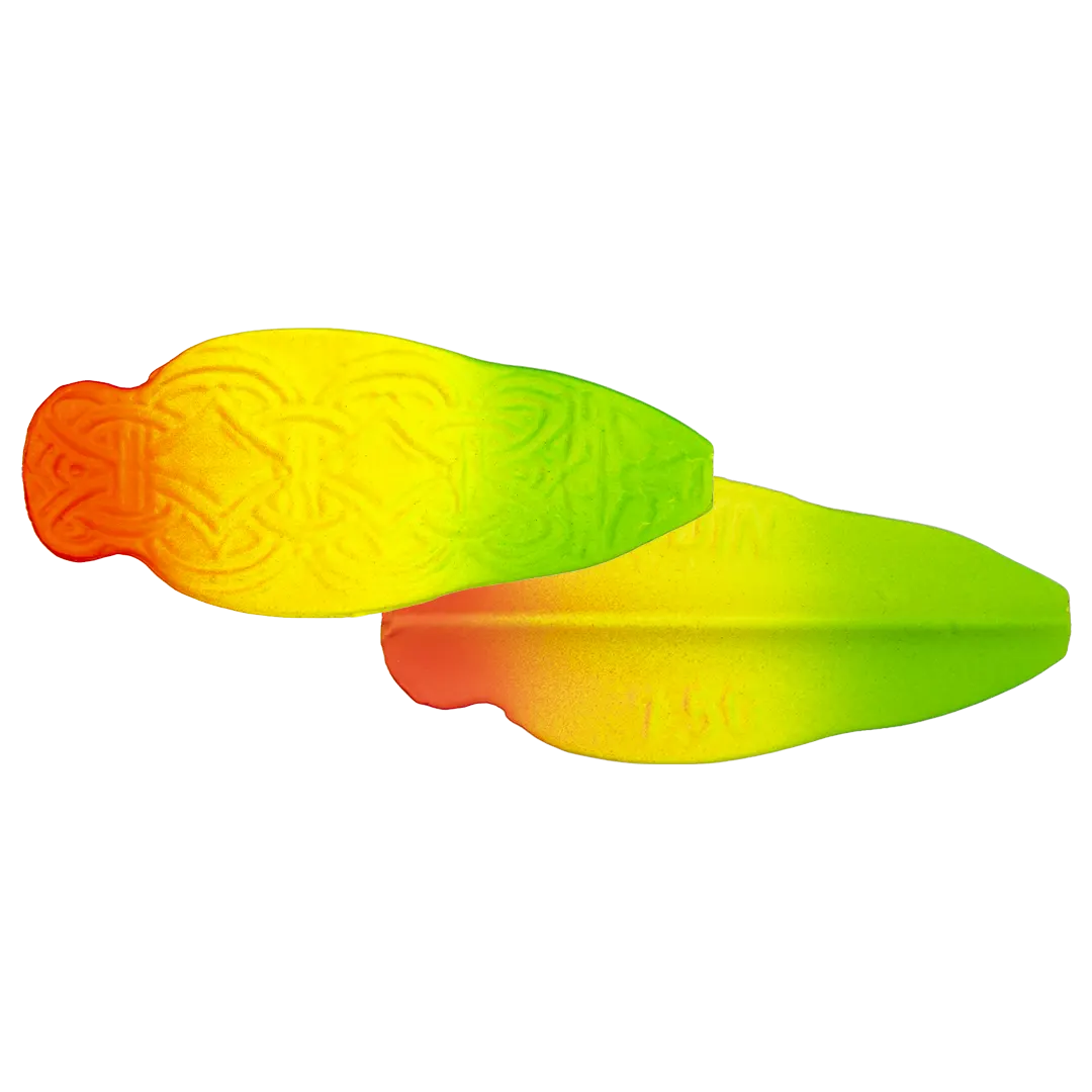 Odin-Lures Odin Gennemløber 7,5 Gram Trafiklys - Rød/Grøn/Gul - Håndmalet/lavet i Danmark