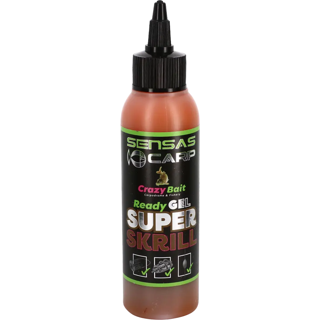 Sensas Crazy Gel 115ml Super Skrill - Dip/Liquide/Oil