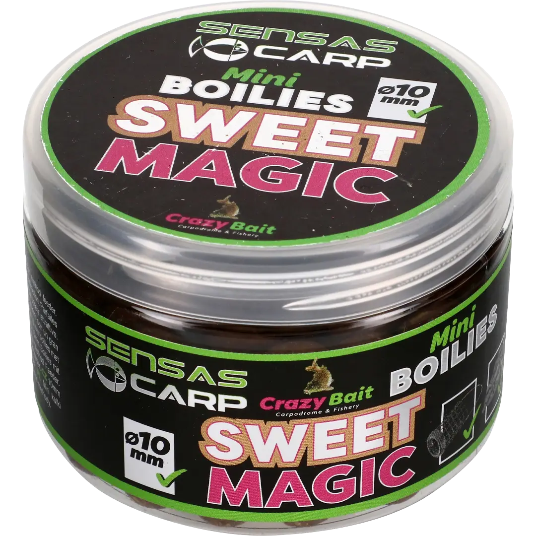 Sensas Crazy Mini Boilies 80g 10mm Sweet Magic - Boilie
